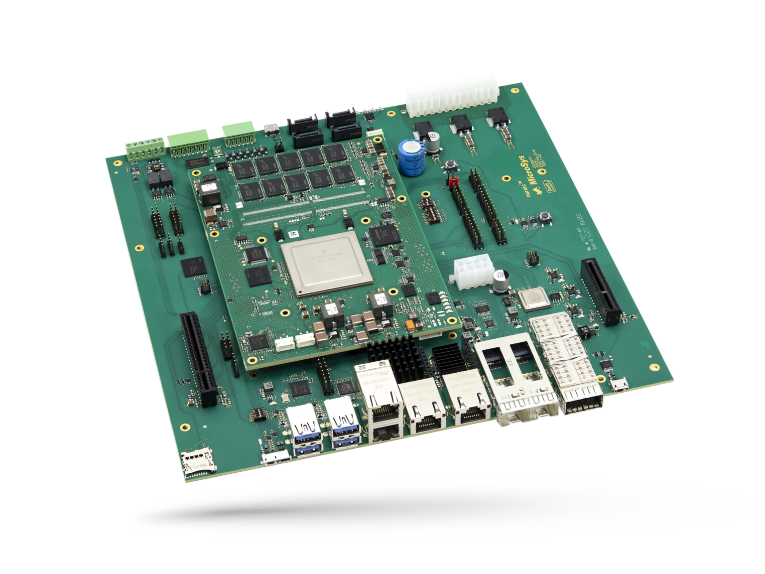 miriac® SBC-LX2160A Single Board Computer based on NXP® Layerscape® LX2160A Processor