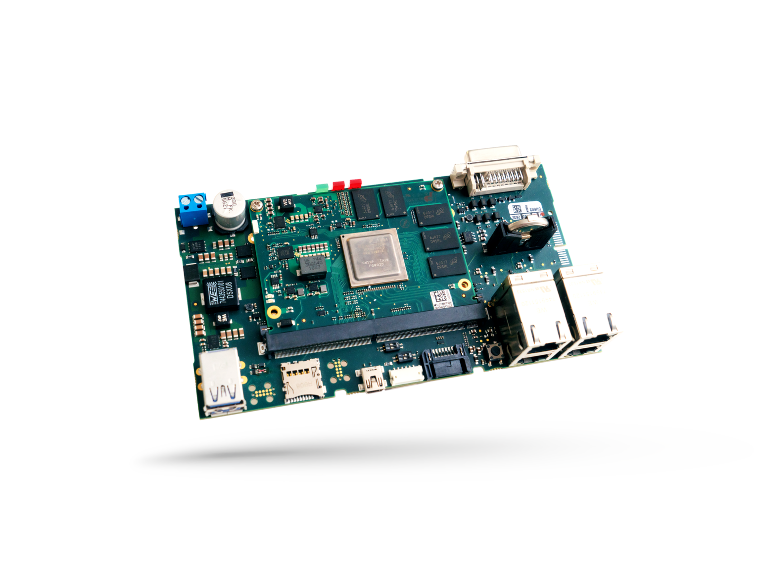 miriac® SBC-LS1046A Single Board Computer based on NXP® QorIQ® LS1046A CPU