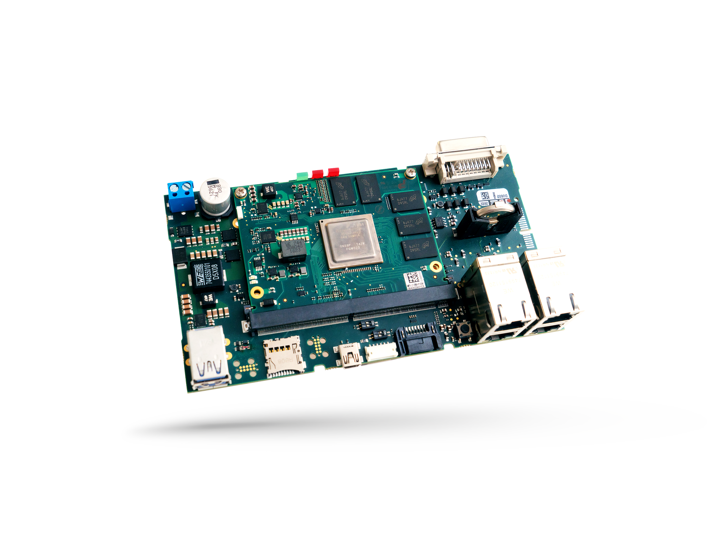 miriac® SBC-LS1046A Single Board Computer based on NXP® QorIQ® LS1046A CPU